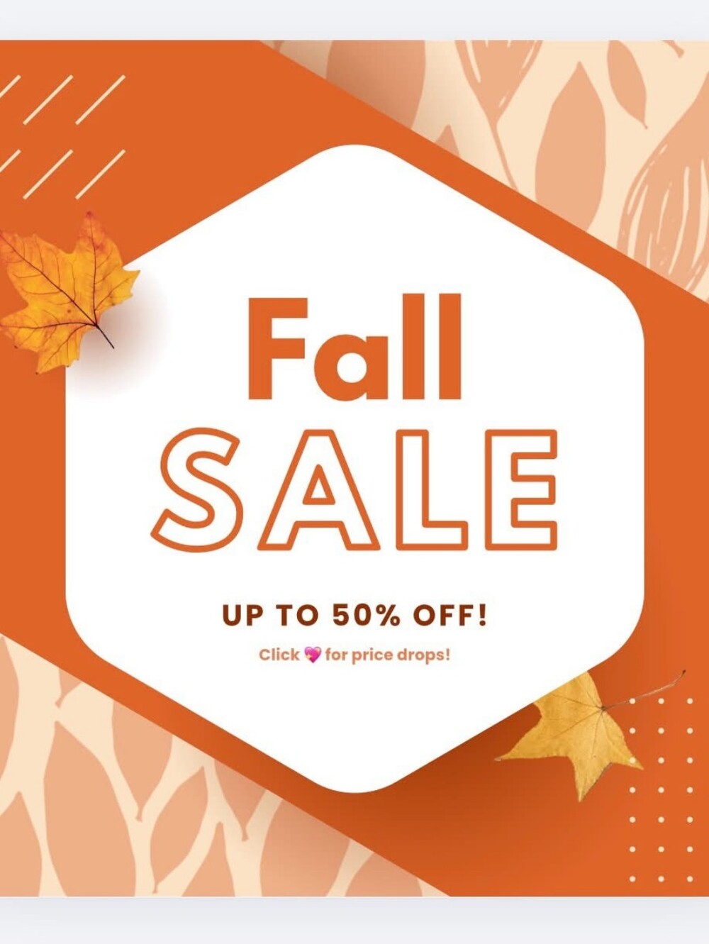 🍁🦃 Fall Autumn Sale! 🍄‍🟫🍂
